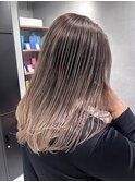 バレイヤージュハイライトオージュアシャドウルール外国人風銀座