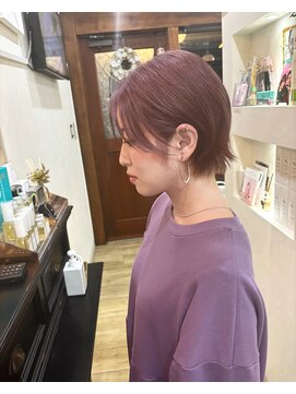 グランジュテ(grandjute) イルミナカラー★ハイライト★デジタルパーマ★切りっぱなし