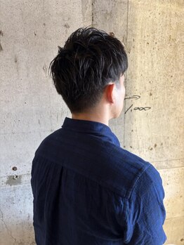 アイイロ(ai-iro)の写真/【メンズカット＋炭酸スパ＋眉カット】メンズのお客様も多数ご来店！再現性の高いスタイルで朝のセットも楽
