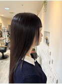 ちょこっと姫カット、イルミナカラーアメジスト