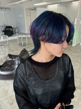 スーパーシーン(SUPER SCENE) ホワイトグレージュ/デジタルパーマ/チェリーブラウン/宜野湾