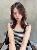 ACE横浜　ピンクブラウン×くびれ巻き