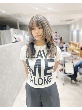 チェレ オレ 新金岡店(Chere ore) エアタッチバレイヤージュ・ホワイトブロンド・レイヤーカット