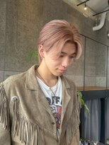 ゲーム 下北沢(GAME)&nbsp;センターパート/ミルクティベージュ/メンズカット