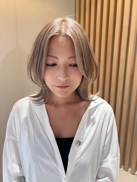 ロンド アンブル 四条烏丸(Lond ambre) ハイトーン/レイヤー/ミルクティー/小顔