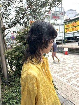 オルセン(OLSEN) 外国人風パーマ/ウルフヘア/ミディアムパーマ/ハイレイヤー