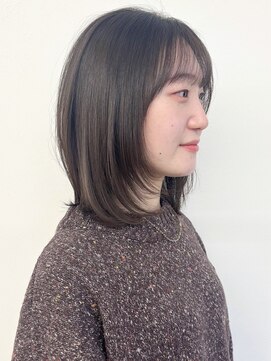 モリオフロムロンドン 松戸店(Morio from London) 【morio松戸 石山】大人可愛いミディアムレイヤー前髪有20代30代