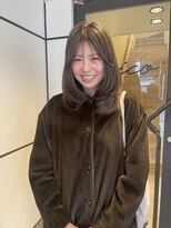 ユニコ(unico)&nbsp;オリーブベージュ/レイヤーカット