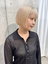 ラニヘアサロン(lani hair salon)&nbsp;ブロンドカラー/ボブ/ボブルフ/ブリーチ/切りっぱなしボブ