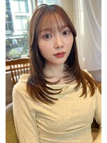 バイオレット 表参道店(Violet)&nbsp;ミディアムレイヤーハッシュカットシャギー似合わせIB-45