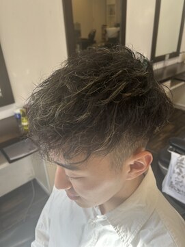 グラスヘア 流川店(Grass Hair) メンズ癖毛×スペインカールショート