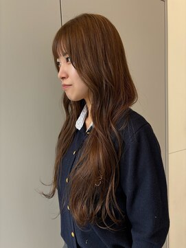 ローレンアオ(LOREN AO) 着物ヘア/大人ガーリー/ダークアッシュ/似合わせカット/矢場町