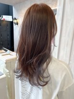 キャアリー(Caary)&nbsp;福山人気インナーデザイングレージュ巻き髪ロング20代30代透明感