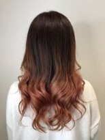エイム ヘア リンク 長津田店(eim hair rink) グラデーションカラー/ピンクブラウン/デザインカラー/髪質改善