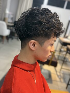 ザコーストバイネオリーブ 辻堂店(The coast by neolive) ショートパーマメンズスペインカール辻堂刈り上げサーフカール