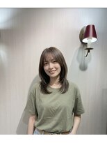 ミッツスタイル 福島(MIITS STYLE)&nbsp;レイヤー・カット×オリーブベージュ