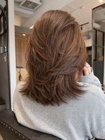 エトワ 中央店(etoi)&nbsp;大分切りぱなし韓国レイヤーボブタイトメ軽めボブ外はねボブ
