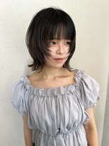ヘアーズルネッタアベノ(HAIR'S Lunetta abeno)&nbsp;【大阪/天王寺】ボブウルフ×ダークトーンカラー