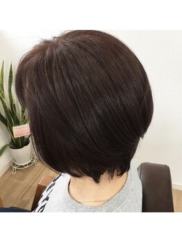 ヘアースペース キューティアの写真/変化してきた髪をキレイに見せる提案を。白髪をケアしツヤのある自然な仕上がり☆