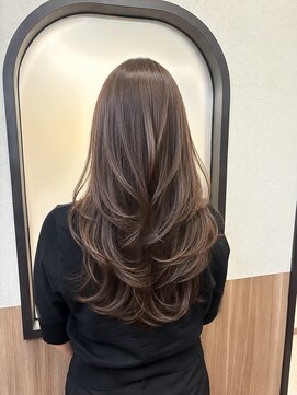 エスドットブルーム 梅田店(S.BROOM) 【梅田/髪質改善】立体感ロングレイヤー×極上艶カラー