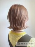 外はねボブ×シナモンベージュ