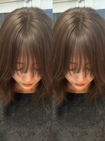 ニディ(Nide)&nbsp;ブリーチなしダブルカラー透明感オリーブベージュ
