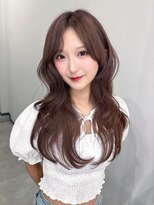 ヴェルア 四条烏丸(Velua) 韓国風ウェーブ艶感ピンクベージュ