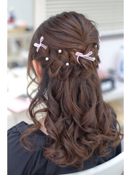 リサ 恵比寿(risa.) 編み込みハーフ