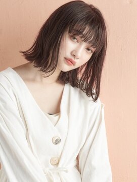 ミンクス ギンザ セントラル(MINX ginza central) 切りっぱなし×小顔×外ハネボブ