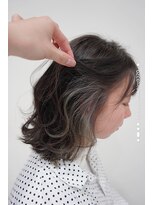 ジャムズヘアアンドスパ 岩国店(JAM's hair &spa)&nbsp;ホワイトベージュインナーカラー
