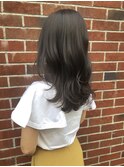 大人かわいい/美髪/こなれミディ/くびれレイヤー/くすみカラー