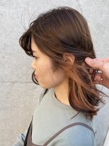 ヘアーメイク ヴァンセット HAIR & MAKE VINGT-SEPT インナーカラー♪サーモンピンク