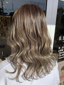 リラシー ヘアーアンドビューティー 龍ケ崎店(RELASY hair&beauty) 韓国風ベージュアッシュカラー【イルミナカラー龍ケ崎】