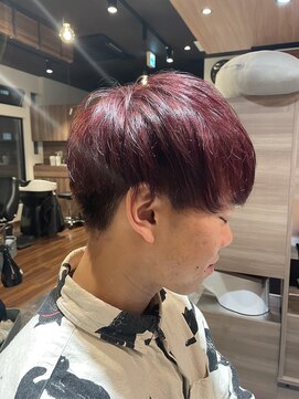 ラプチャー 上小田井(RAPTURE) メンズ前下がりショートマッシュツーブロック刈り上げ