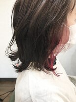 ヒッピーヘアー(Hippie Hair)&nbsp;インナー　レッド