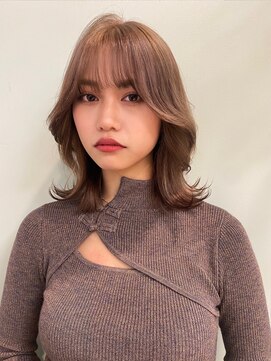 アクシス ナゴヤ(AXIS NAGOYA) ［axis 江森］透明感たっぷりクリーミーベージュ