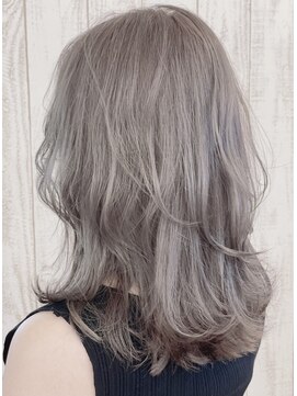 グランアージュ 柏西口店(grandage) バレイヤージュ×ミルクティーグレージュ/ウルフ 柏グラン d3