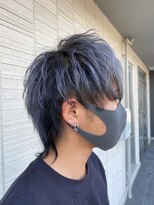 アンダーバーホワイト 広島 並木店(_WHITE)&nbsp;ライトアッシュ/メンズショートウルフ