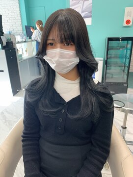 リーホリエ(Lee Horie) 韓国ヘアー【blue black】