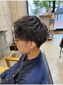 強めのツイストパーマ
