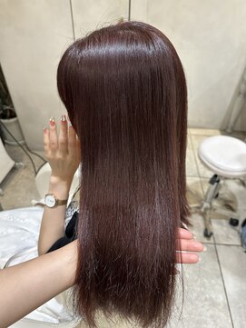 ザックラフィネ(ZACC raffine) 赤髪/ピンクカラー/カシスラベンダーカラー/艶カラー