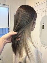 エスク オブ ヘアー(SQ of hair) 透明感ベージュ　イヤリングハイトーン　ペールベージュ