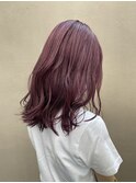【CYAN】#10代#20代#ピンクラベンダー#ゆるウェーブ#Wカラー