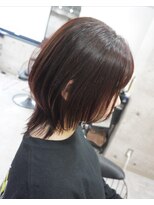 ヘアテリア リュウ 大塚(hair teria ryu) ウルフボブ/ボブウルフ/ピンクブラウン