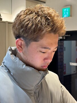 ルースト 渋谷店(ROOST) ミルクティーグレージュ(ブリーチ1回+オンカラー)