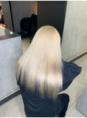 抜きっぱなしブロンド×ケアブリーチ