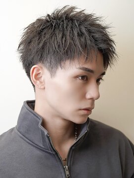 ゼロ 渋谷(XeRo) 爽やかツーブロック【ナチュラルアップバングショート】