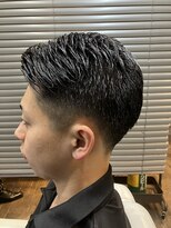 ガイズ ヘアー イサミ(GUY'S HAIR 133)&nbsp;ダークアッシュ/アッシュブラック/カルマパーマ/ベリーショート