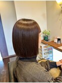 切りっぱなしボブ