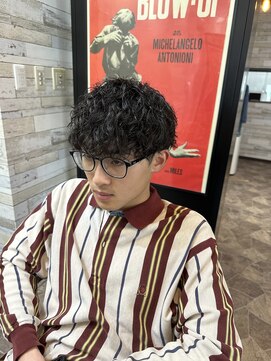 ハルクファースト 札幌(HRK 1st.) ツイストスパイラルパーマ/札幌メンズショート/札幌メンズパーマ